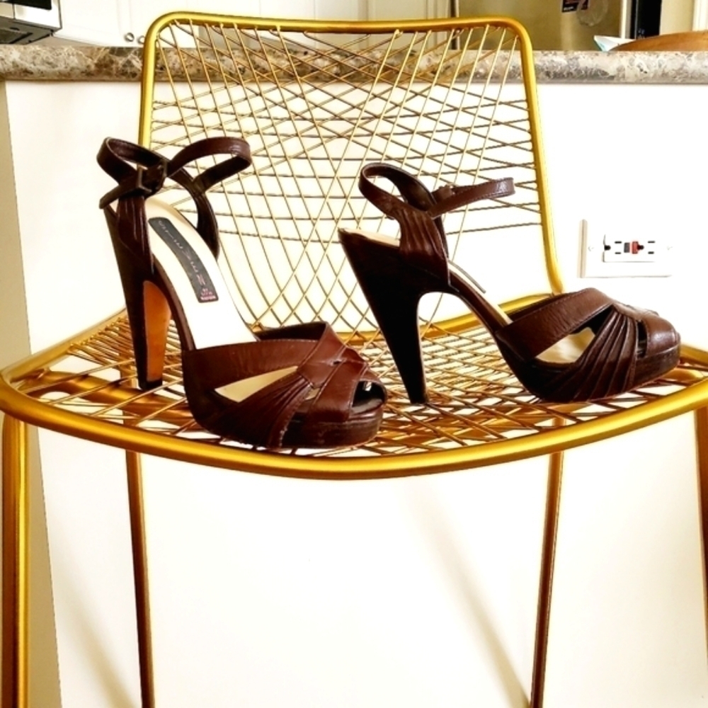Steven | Heeled Leather Sandal